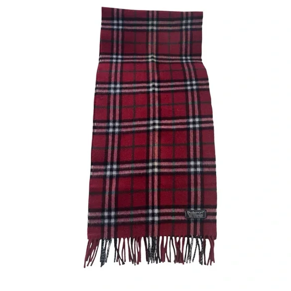 BURBERRY Authentic Cashmere Check Scarf - Picture 4 of 6